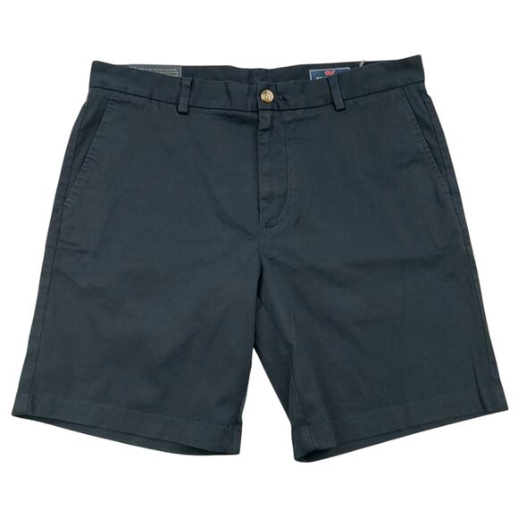 Vineyard Vines by Shep & Ian 9" Breaker Shorts Mens 35 Navy Stretch Preppy Work - Picture 1 of 11
